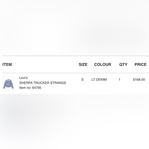 Levi’s Sherpa Trucker Jean Jacket • sz Small • LIKE NEW - Picture 7 of 7